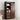 71-inch High Brown Armoire with Sliding Barn Door