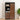71-inch High Brown Armoire with Sliding Barn Door