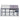 711" Modern Grey Metal and Wood Large Cat Cage
