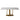 Gold U-shape Pedestal Base table