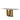 Gold U-shape Pedestal Base table