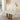 71" Contemporary Sintered Stone Dining Table with Gold U-shape Pedestal Base