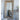 75" Full Length Rectangle Floor Mirror with Brown Distressed Wood Frame