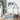 78.70 Twin-Size Gray Wood House Bed Frame with Fence for Kids