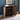47" Contemporary Wood Shoe Cabinet in Dark Taupe Brown
