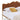 82" King-size Coffee Buckle Shaped and Pull-Button Back-rest Metal Frame Bed