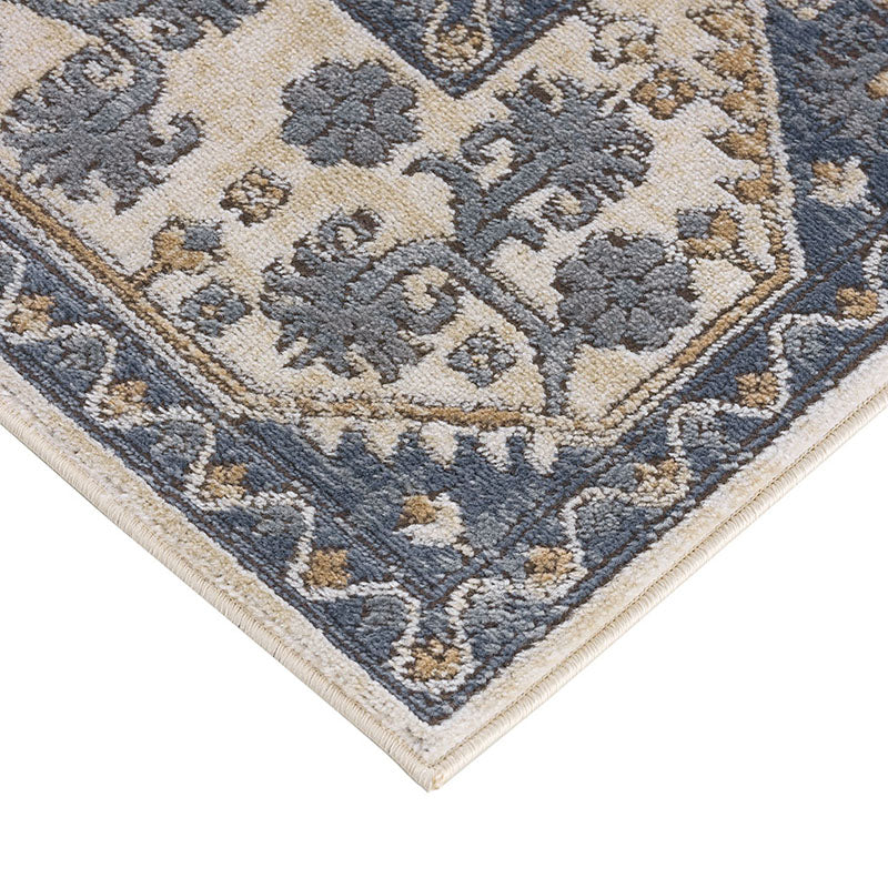 Boardered Tile Rug 84
