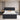 84" Queen size Black Wingback Velvet Fabric Chesterfield Bed Frame with Button-Tufted Headboard and Vintage Wing