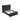 84" Queen size Black Wingback Velvet Fabric Chesterfield Bed Frame with Button-Tufted Headboard and Vintage Wing