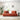 85" Minimalist Modular Orange 3-seater Sofa with Non-slip Back Cushions