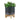 round ceramic planter