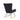 Chair with black teddy fabric
