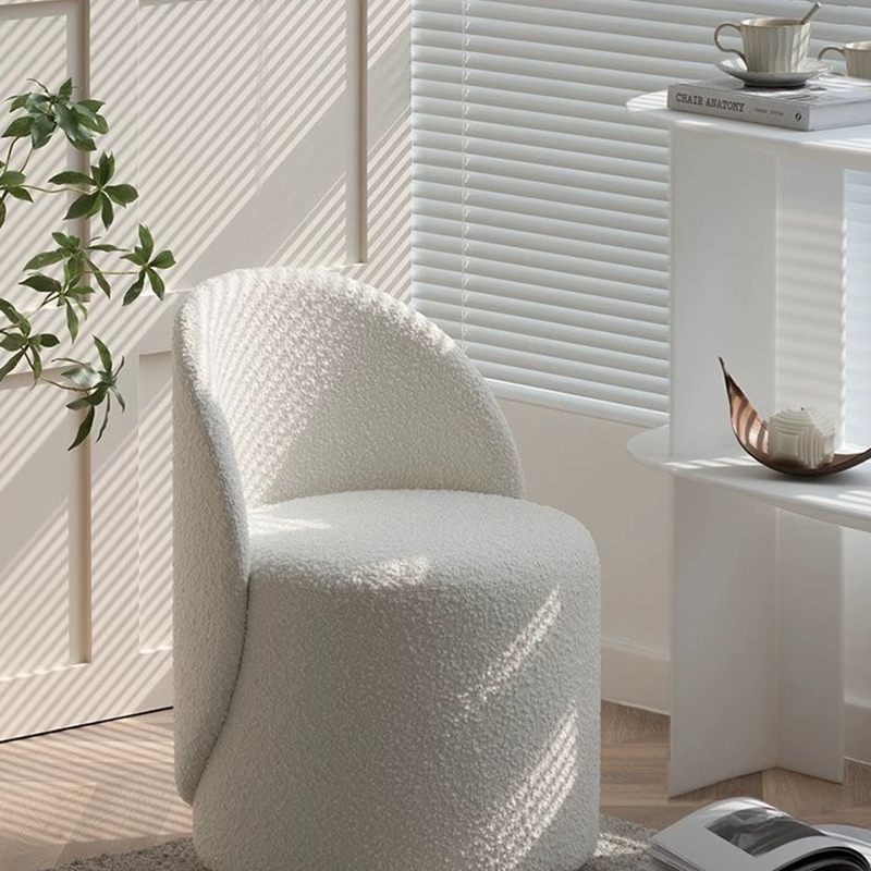 Vanity round chair deals