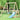 95" Playground Wooden Swing Set with Blue Slide