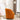 25" Orange Round Velvet Swivel Accent Barrel Chair With Black Base