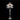 Modern Crystal Chrome Finish Floor Lamp