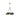 Abbott 4-Light Metal Shade Chandelier in Black & Gold