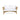 4 Piece Patio Set Image. Front View of Loveseat with Curved Backrest.