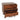 Farmhouse Nightstand Image. Wood nightstand showcasing its three storage drawers.