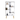 5 tier white wooden bookshelf
