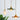 Wall mounted image of the green, clear glass and amber glass pendant light showcasing illuminating light bulb, glass flower lamp shade and brass lamp holder