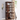 Antique Wine Display Cabinet with Glass Doors