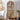 Floor Standing Arched Display Cabinet with Glass Doors 