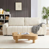 Beige Comfortable Sleeper Sofa with Storage Chaise