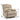 A dimension image of our Beige Overstuffed Fabric Large Manual Recliner Chair