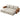 Beige Sectional Sleeper Sofa 