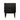 Wood Nightstand Image. Black nightstand with gold accent legs and drawer handles 