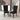 Black Velvet Armless 2-set Dining Chair with Nailhead-trimmed and Rubber Wood Legs