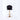 The Black Velvet Swivel Height Chrome Gold Stool in a white background 