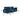 A dimension image of the 3-seater blue chenille sofa