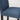 Cushioned Blue Dining Chair with Nailhead Design