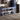 Blue Oxford Mudroom Bench with Shelves
