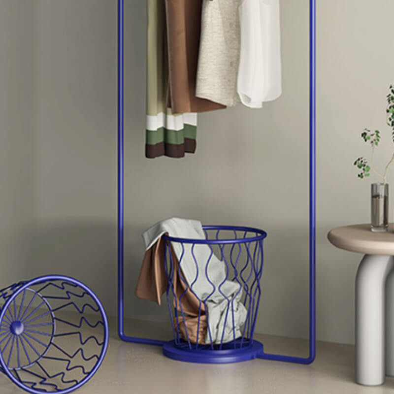 Blou Rack Sturdy Blue Sine Clothes Rack for Optimized Storage – CharmyDecor