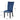 A dimension Image of our Blue Velvet Upholstered 2-set Dining Chair with Nailhead-trimmed and Rubber Wood Legs