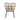 Back View of Woven Rope Chair
