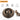A dimension Image of our Brown Interactive Retractable Cat Scratching Board with a Ball - 4.5" x 4" 