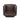 Top View of Brown Leather Accent Chair