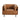 Brown leather lounge chair with sleek metal legs and comfy cushioning