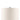 Close up view of ceramic table lamp shade