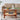 Circular Teak Glass Rattan Double-Layer Coffee Table