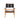 Classic Black Rope Patio Furniture Chair