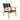 Classic Black Rope Patio Furniture Chair
