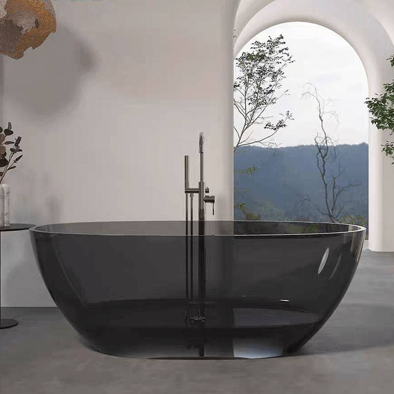 Freestanding Transparent Bathtub Available in Five Colors – CharmyDecor