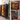 Contemporary Block Solid Wood Bar Cabinet