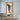 Contemporary Full-Length Gold Linen Fold Mirror
