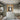 Contemporary Full-Length Gold Linen Fold Mirror